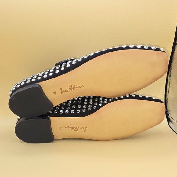 Sam Edelman Michaela Gem Mary Jane Flats embellishments rhinestones Size: 7.5M - Picture 6 of 10